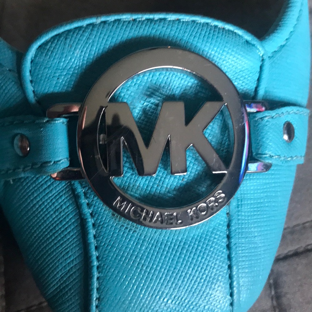 Michael Kors sz9 Turquoise Ballet Flats-preloved♥️